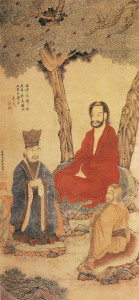 Confucius_Lao-tzu_and_Buddhist_Arhat_by_Ding_Yunpeng