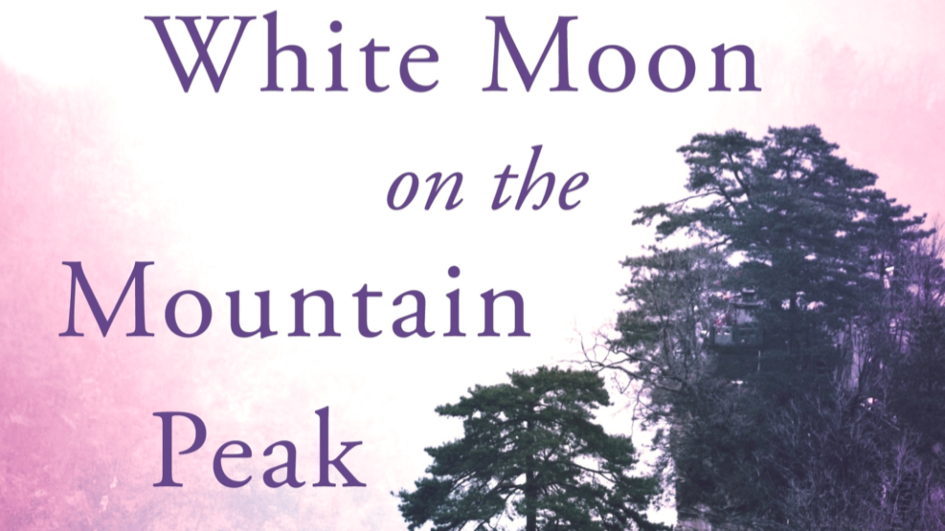 White Moon on the Mountain Peak 2