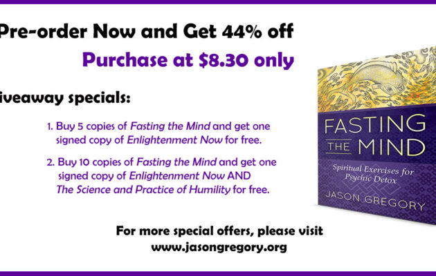 Fasting the Mind 44% Off Pre-order Special & Free Gift Giveaway